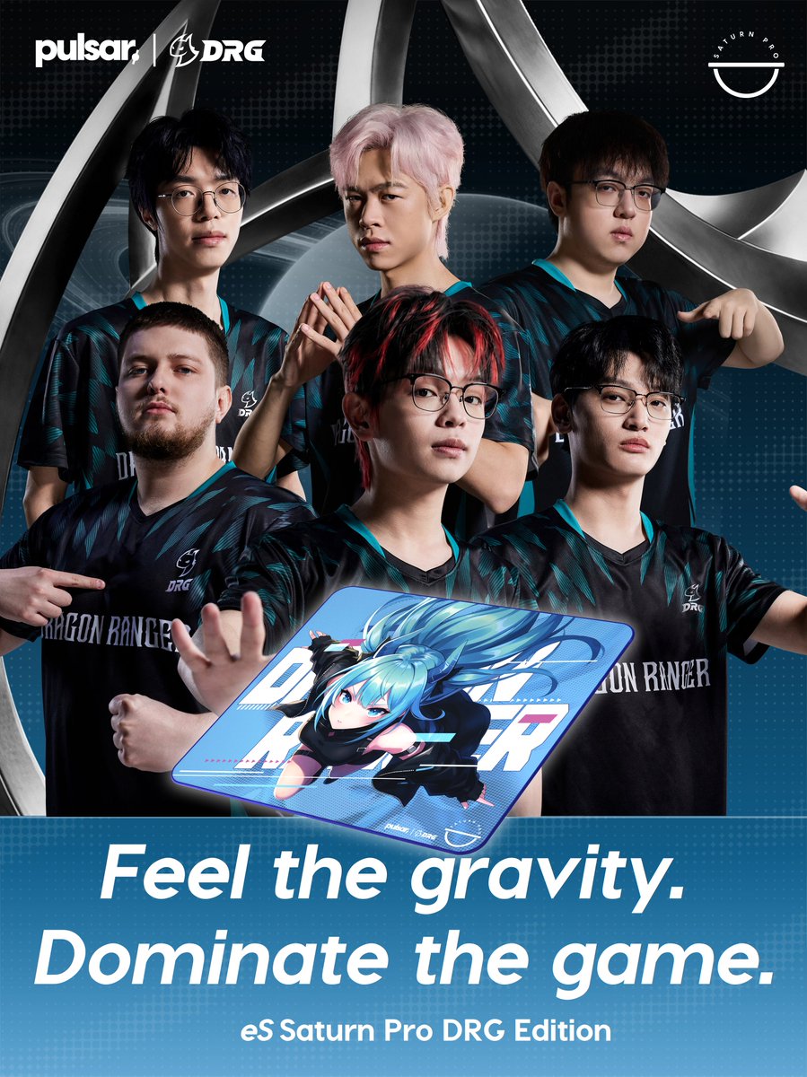 PulsarGears's tweet photo. eS Saturn Pro DRG Edition

Feel the gravity. Dominate the game with @DRG_off 

Our very first Mainland China exclusive is officially HERE.

Now available in China mainland. https://t.co/0CBDkgdGQX