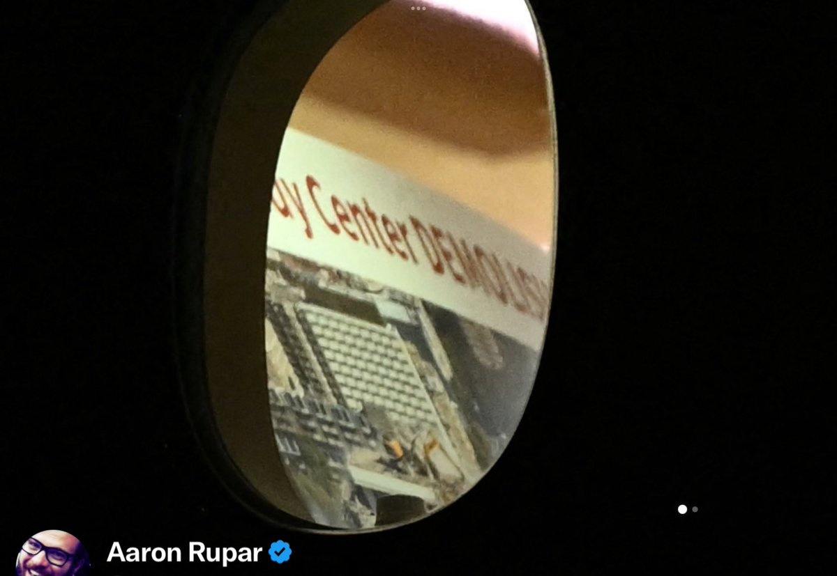 lrozen's tweet photo. Clearer in this photo it says DEMOLISH or demolished after Kennedy Center. wth https://t.co/cK5p3EWyg5