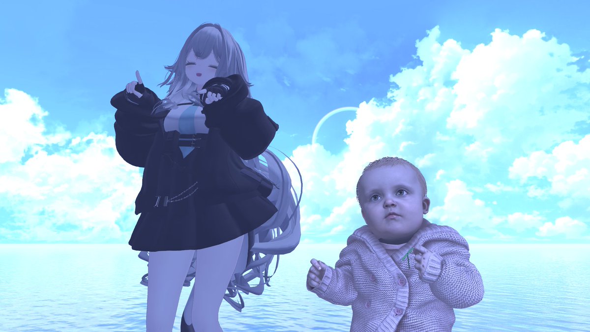 ratstkgn's tweet photo. ルルネが踊るワールド行ったらリアルな赤ちゃんが参加してきた https://t.co/5dQUCGbgVZ