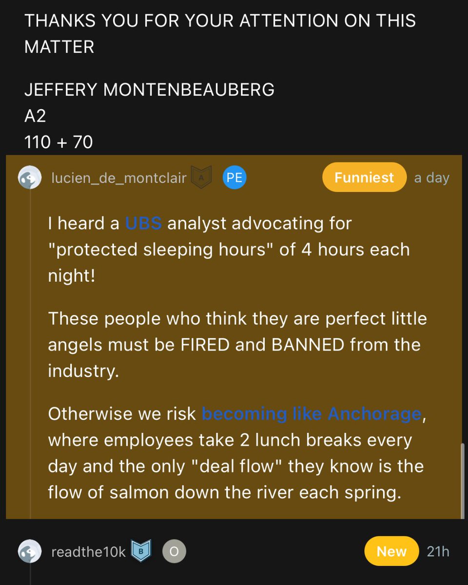 WallStreetOasis's tweet photo. From all the negative banking sentiments let's read something else for a change 
—--

⚡ Thousands have used WSO Academy to land their investment banking job. 🎯 Want to know how? 🔗 Apply to WSO Academy NOW 👉 https://t.co/R8ReAV8xyA https://t.co/UopieJIwfH