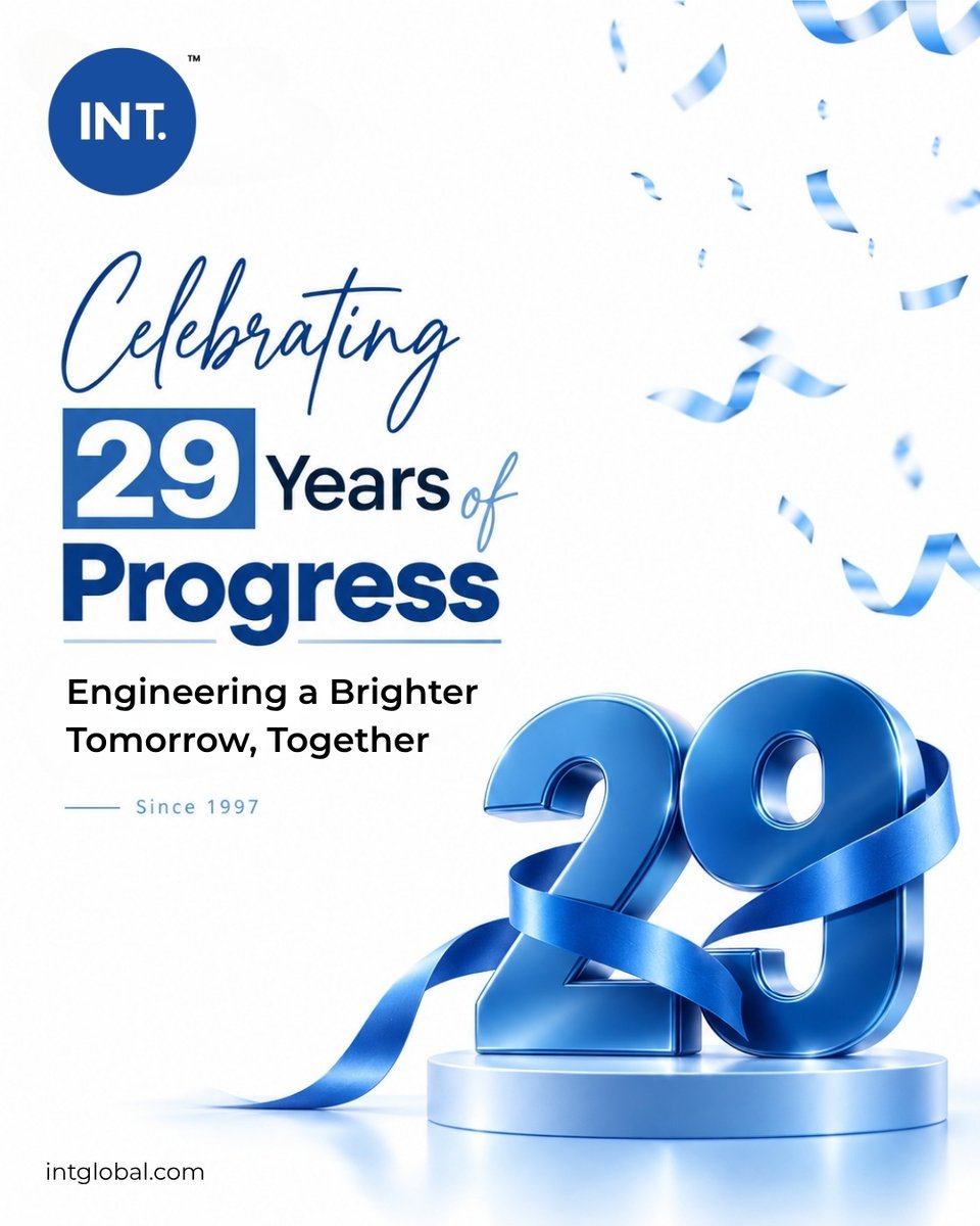 indusnettech's tweet photo. 29 years of learning, building and reinventing. ✨

Since 1997, INT. has evolved with technology, strengthened by the trust of our clients and the ambition of our people.

The journey continues. The ambition grows. 

#INTGlobal #29YearsofINT #FoundationDay https://t.co/iZZdme1X6Y