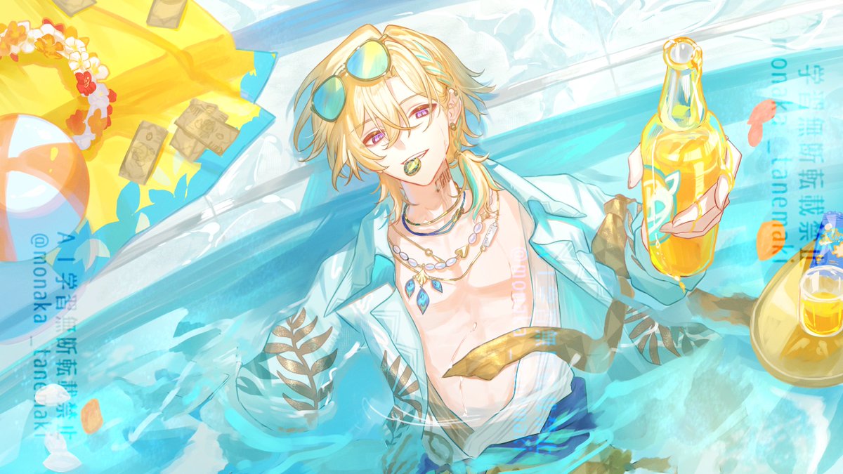 monaka_tanemaki's tweet photo. #アベンチュリン・波と戯れる夏
夏のひととき✨ https://t.co/WVUyEp6UCz