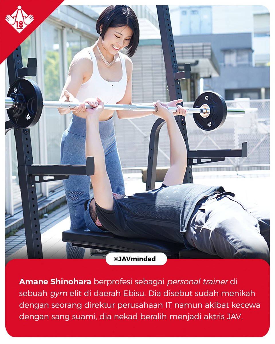 javminded's tweet photo. Amane Shinohara (篠原あまね), si istri gahar berusia 33 tahun yang berprofesi sebagai personal trainer gym melakoni debut JAV-nya bersama studio TAMEIKE di rilisan 20 Oktober 2026!
#AmaneShinohara #篠原あまね #TAMEIKE #AVDebut https://t.co/NZVqikYMGG