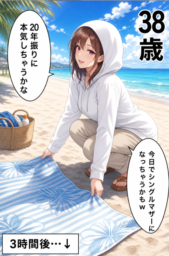 karlangassPerez's tweet photo. 家族で海水浴来てるのに毒親の考えってコレSFW
(1/7)SFW https://t.co/ndn08pTFDl