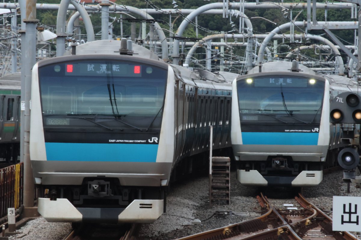 sokuage's tweet photo. 9/17
試9266A
サイ171
浦和事業本部
乗務員訓練
試運転

試9297C
サイ176
大田乗務ベース
内側ハンドル訓練
試運転
@赤羽 https://t.co/edWlOtRzhn
