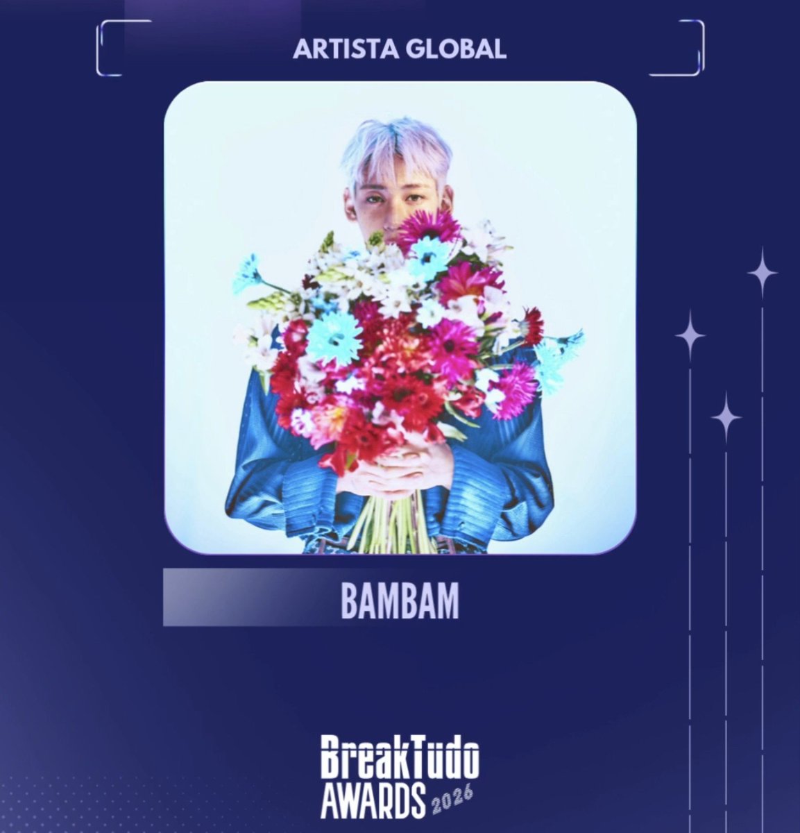 TpopStandby's tweet photo. #BamBam (@BamBam1A) มีชื่อเข้าชิงรางวัล สาขา Artista Global​ จากเวทีประกาศรางวัล @breaktudoawards

โหวตได้ตั้งแต่วันนี้ ถึง 17 ตุลาคม
https://t.co/GIpG4PUD4I

#Tpop #BamBam1A #BreakTudoAwards https://t.co/a9SVWKtopS