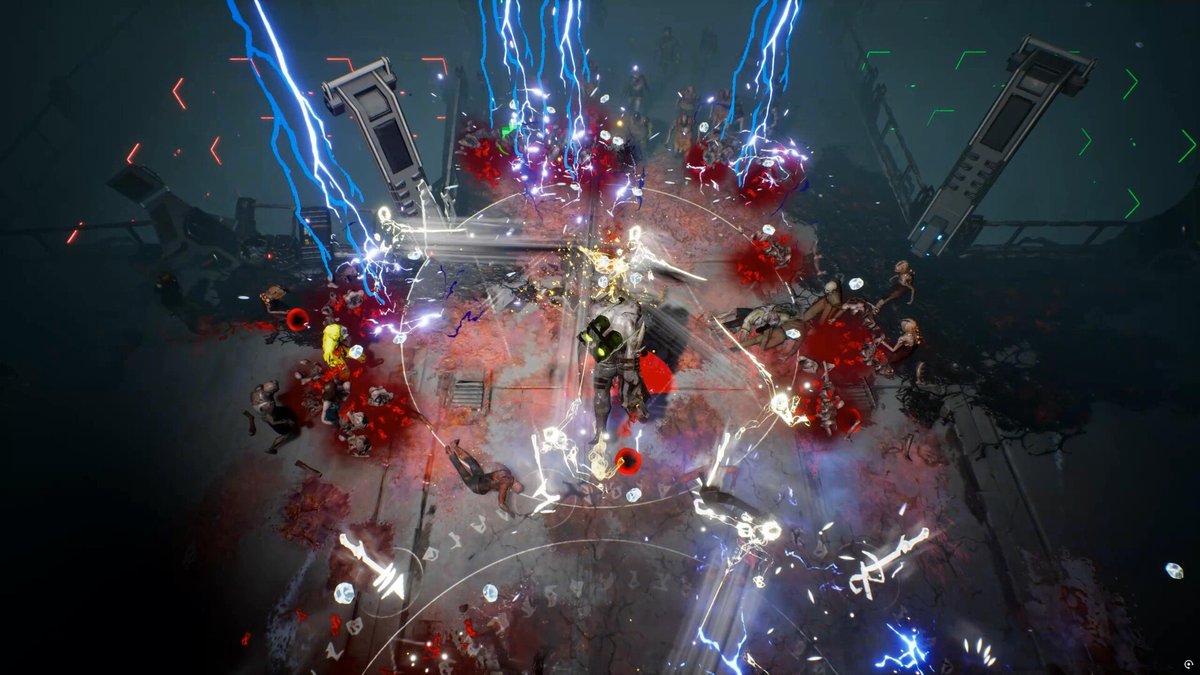 2Pcom's tweet photo. 今日も一日お疲れ様！溜まったストレス、ゾンビの群れごと吹き飛ばしませんか？

Steam「非常に好評」のハクスラ『転生保険株式会社 R.I.P.』製品版が本日解禁！
Steam Deck対応＆今だけ【2週間限定 30% OFF】。
ベッドでゴロゴロしながら気軽に遊べるよ！