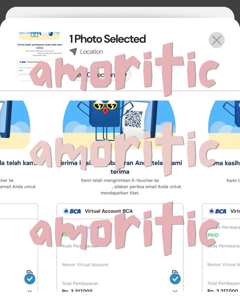 amoritic_'s tweet photo. SECURED ᡣ𐭩

BIGBANG WORLD TOUR < XX : COSMOS > in Jakarta

Cat 3

Not for sale, tickets belong to our customer😍
#prooftestibyamoritic https://t.co/LVRrTACbj1