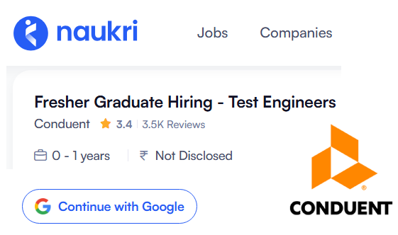 fjafreshers's tweet photo. 🚨 Conduent #HiringFreshers

💼 Test Engineer
🎓 BE/BTech, MCA
👶 Freshers (0–1 Year)

🔗 Apply Now: https://t.co/fegwPvxP77
👉 Follow for daily fresher &amp; MNC jobs

#Conduent #ConduentJobs #HiringFreshers #FreshersJobs #TestEngineer #SoftwareTesting #ITJobs #TechJobs https://t.co/6opHDwa2dz