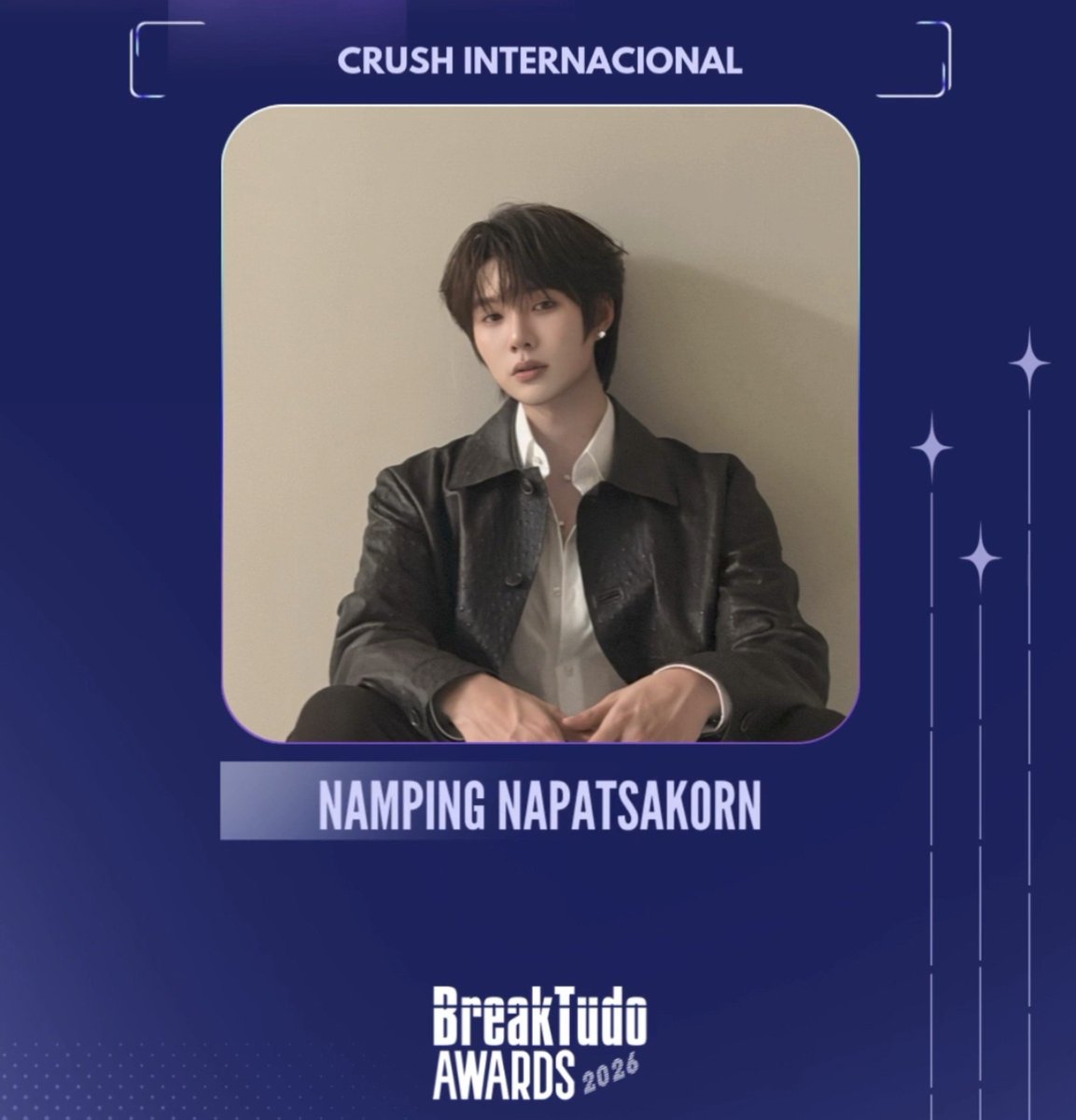 TpopStandby's tweet photo. #nampingster (@nampingnapat) มีชื่อเข้าชิงรางวัล สาขา Crush Internacional จากเวทีประกาศรางวัล @breaktudoawards

โหวตได้ตั้งแต่วันนี้ ถึง 17 ตุลาคม
https://t.co/GIpG4PUD4I

#BreakTudoAwards https://t.co/GudDYpz2c3