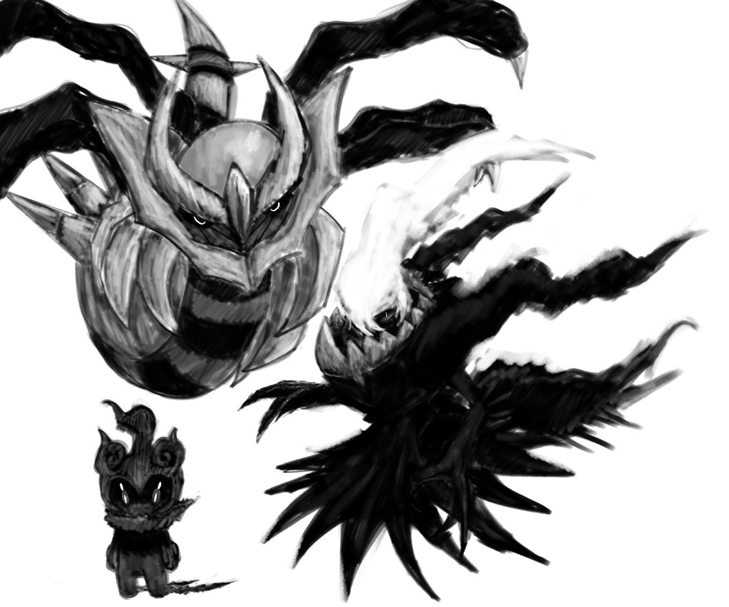 MBuddydude's tweet photo. Another Darkrai but also other Pokémon drawn aswell https://t.co/o1hBdqrVk1