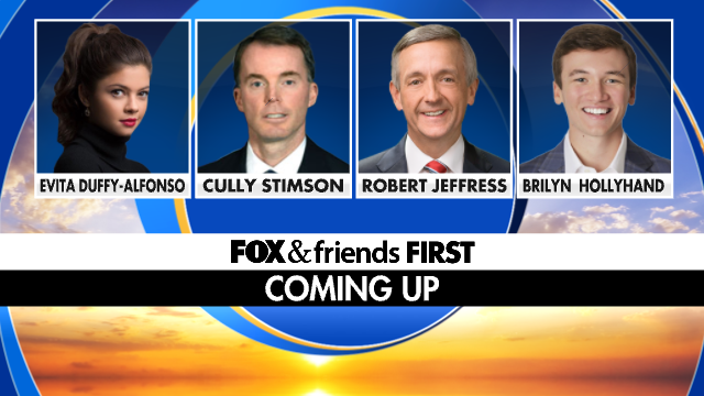 FoxFriendsFirst's tweet photo. Start Your Morning With @evitaduffy_1 @cullystimson @robertjeffress @BrilynHollyhand And More On F&amp;F First! https://t.co/q8UIQQgTNH