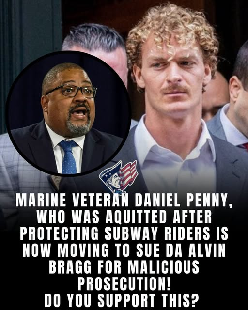 827js's tweet photo. After a Manhattan jury acquitted Marine veteran Daniel Penny of all charges in the 2023 subway chokehold death of Jordan Neely, his legal team signaled they were exploring a malicious prosecution lawsuit against District Attorney Alvin Bragg, arguing the case was rushed to trial under political pressure rather than pursued on the strength of the evidence.

Supporters see it as fair turnabout: if a prosecutor brings charges that a jury flatly rejects, accountability should flow both ways, not just toward the defendant. Critics argue prosecutorial discretion — even when a case ultimately fails — is different from malicious intent, and that malicious prosecution claims face a genuinely high legal bar for good reason.

Whether the suit succeeds will come down to whether Penny's team can show Bragg's office acted with actual malice, not just that they lost the case.

Do you support Daniel Penny pursuing a malicious prosecution suit against Alvin Bragg?
YES or NO 👇
https://t.co/MtRsUj2IUO