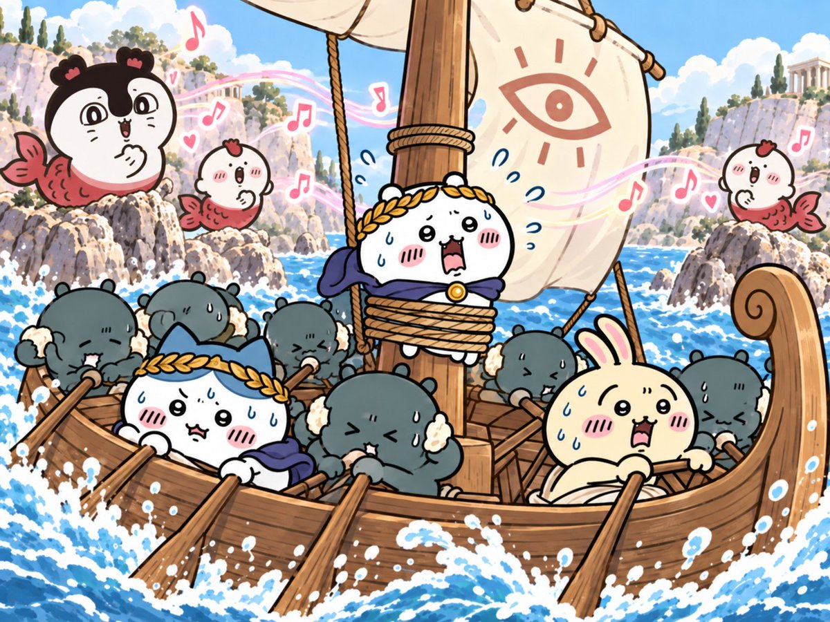 motaberarenaiyo's tweet photo. 自分の考える「オデュッセイア」 https://t.co/vGVVMvY32M