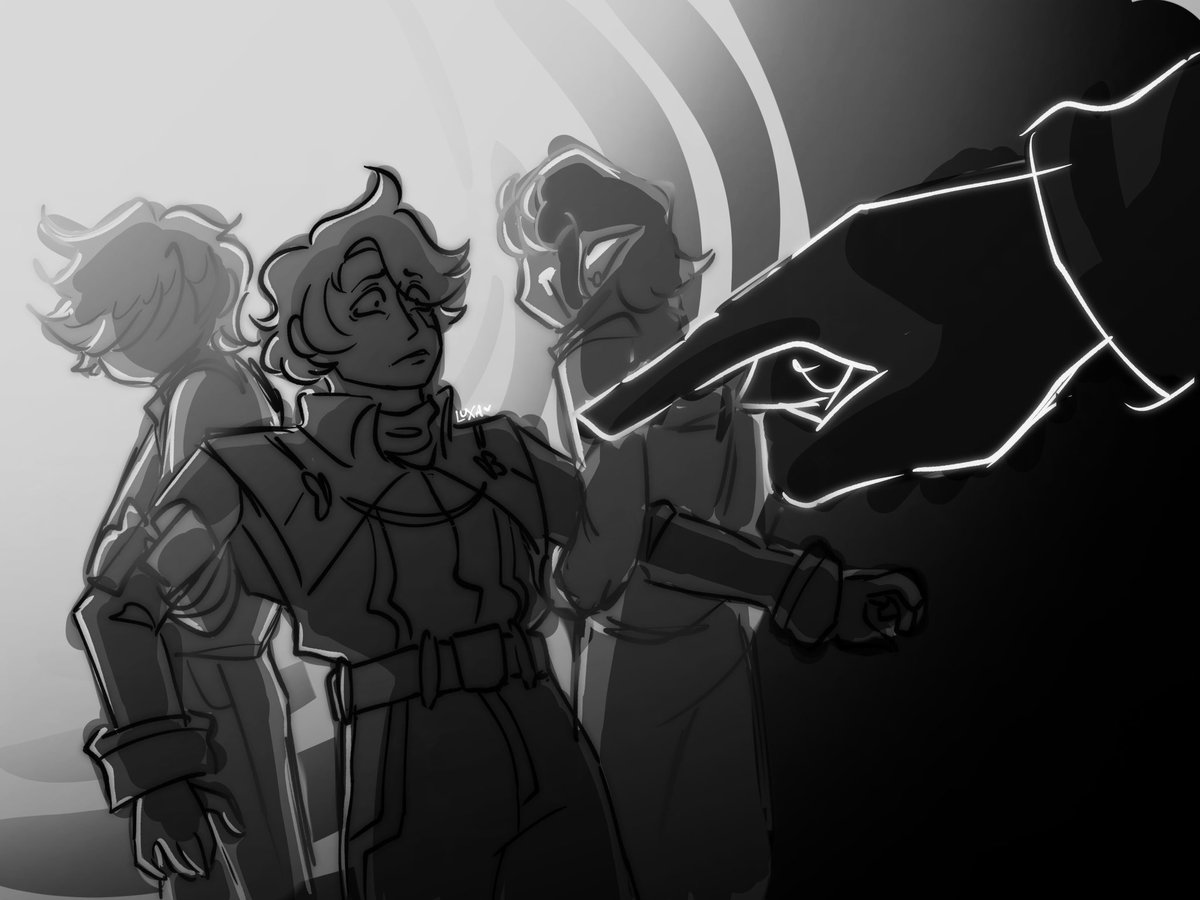 LuxaBwuh's tweet photo. They're gonna
uh

Condemn him to the infirmary 🫵 as they say
#notquitehuman #nqh #captainmagmar https://t.co/GWFslsWNfE