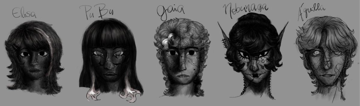 desenhomio's tweet photo. uma bruxa, um pai, um cara, um fantasma e um viado contra o mundo #oc https://t.co/2gi3gvqB8z