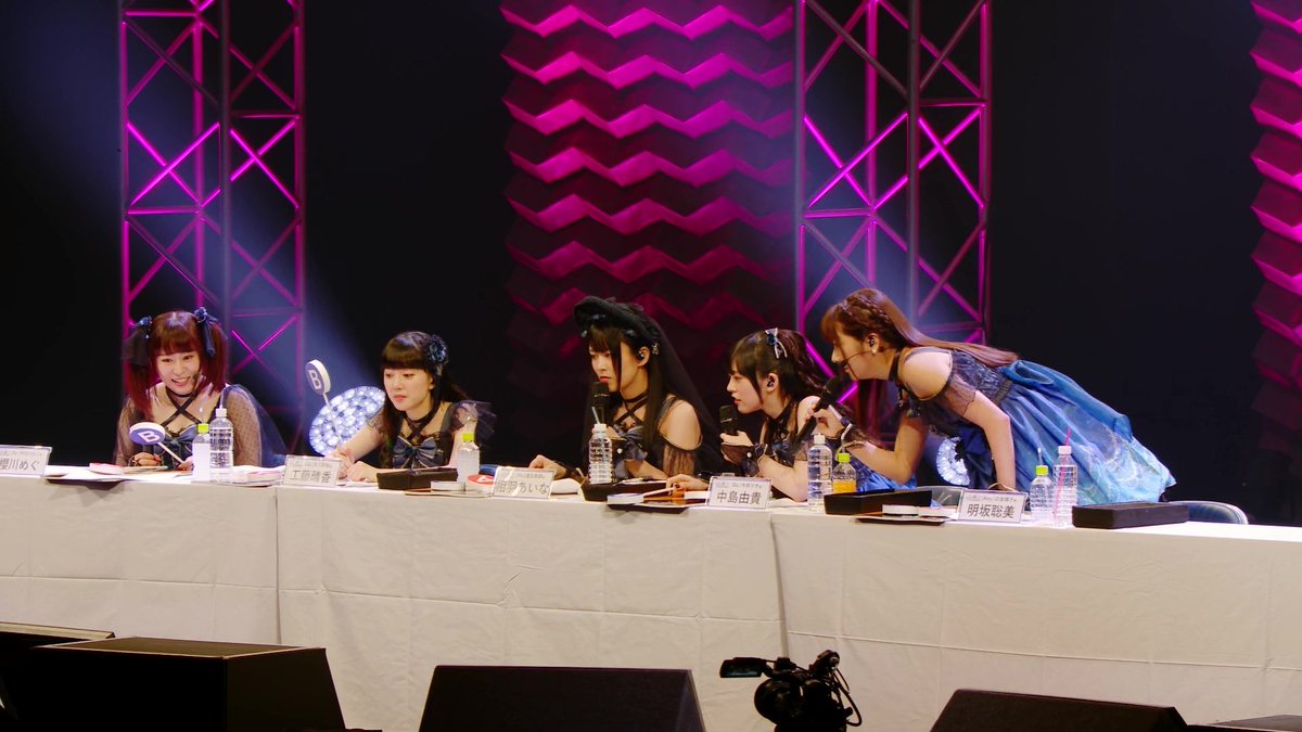 roseliahistory's tweet photo. Roselia Fan Meeting 2018 was held on September 17th, 2018. This would be Akeshan's last event before stepping down as Rinko and graduating from Roselia. https://t.co/X8ErKX4tAR