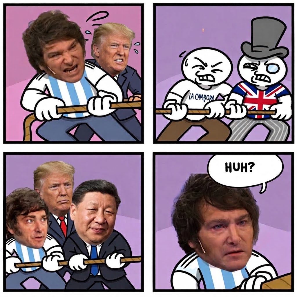 Liberpunch's tweet photo. A ver como viene el apoyo al relcamo argentino por Malvinas… EPA https://t.co/g0t1vbVamK