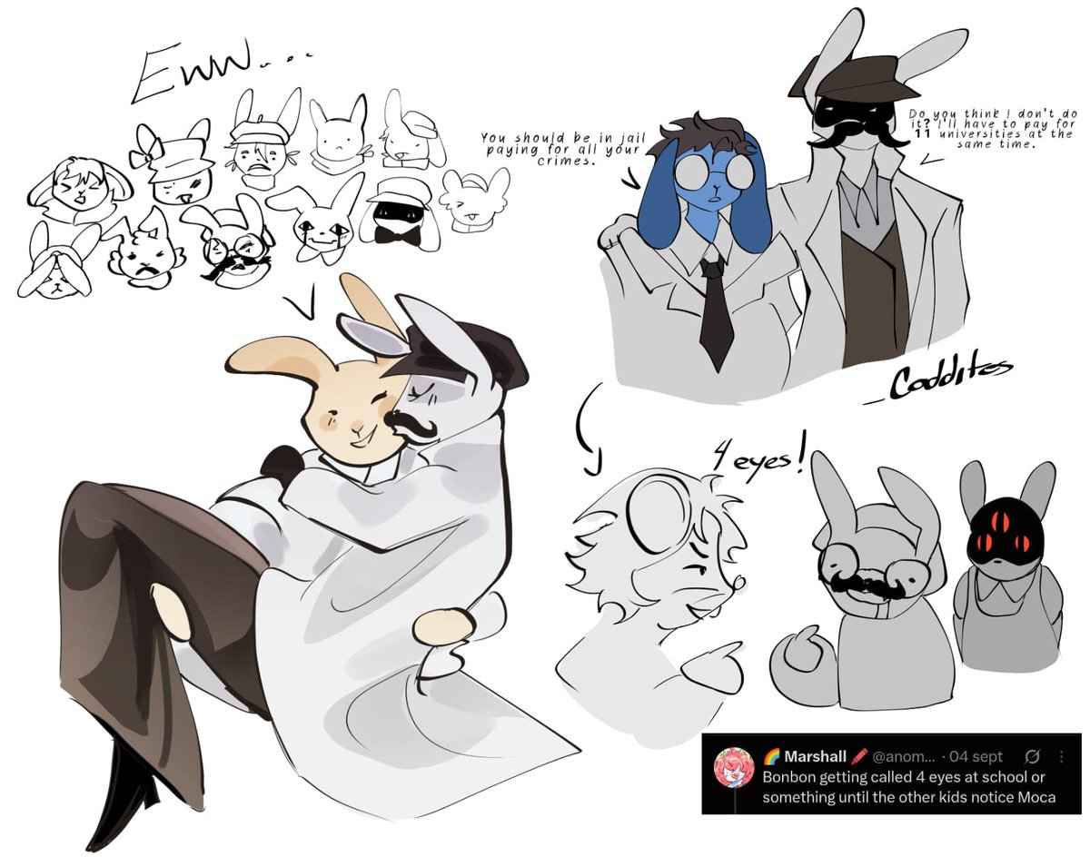 Coddites_'s tweet photo. The bartern nation continuess 

I'm so happy to have found more fanchildren and so grateful to those who shared theirs! 

I love drawing them together, so here are some things I've done recently (⁠.⁠ ⁠❛⁠ ⁠ᴗ⁠ ⁠❛⁠.⁠)

#animalhospital https://t.co/XZz9ioYlGD