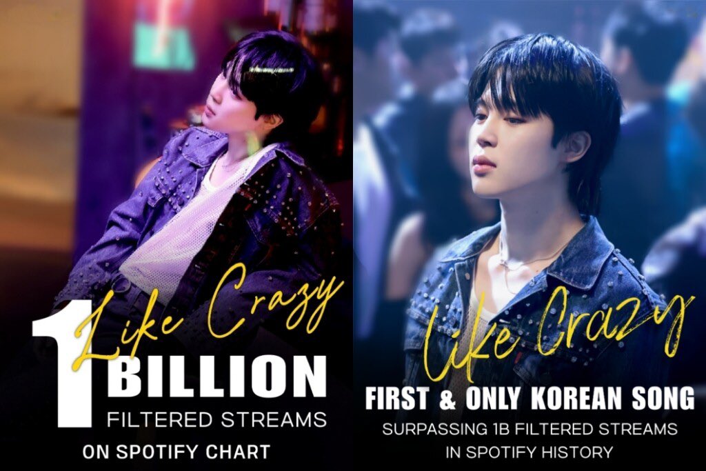 NEVERMIND13_PJM's tweet photo. @starnewskorea 방탄소년단 지민 'Like Crazy' 한국어곡 최초 10억 스트림 돌파
BTSジミン「Like Crazy」が韓国語曲として初めて10億ストリームを突破
PROUD OF YOU JIMIN 
RECORD MAKER JIMIN 
HISTORY LEGEND PARK JIMIN 
JIMIN JIMIN
#LikeCrazy1BFilteredStreams 
#JIMIN #ParkJimin #지민 #ジミン @BTS_twt https://t.co/2WEOnfIekQ