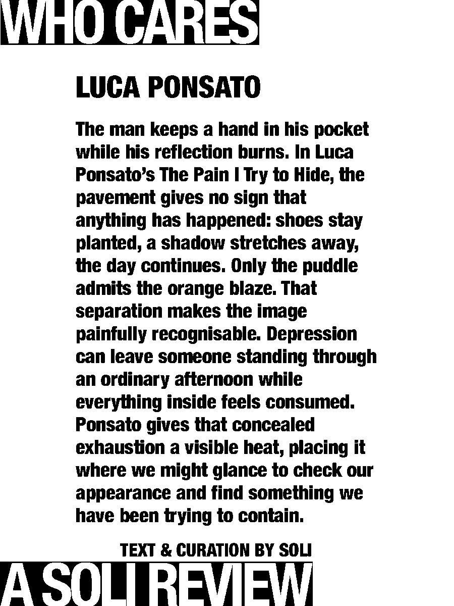 solisolsoli's tweet photo. Why does stillness burn? · Luca Ponsato https://t.co/RsiYzy1Zqc