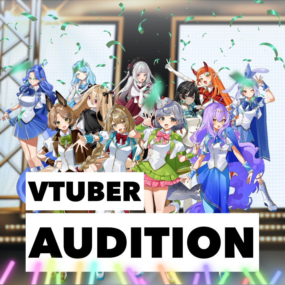 bondliver_en's tweet photo. 【VTuber Audition】 
We are an agency specialized in supporting beginners and people who are about to start their VTuber careers. This is the best place to start your VTuber career.