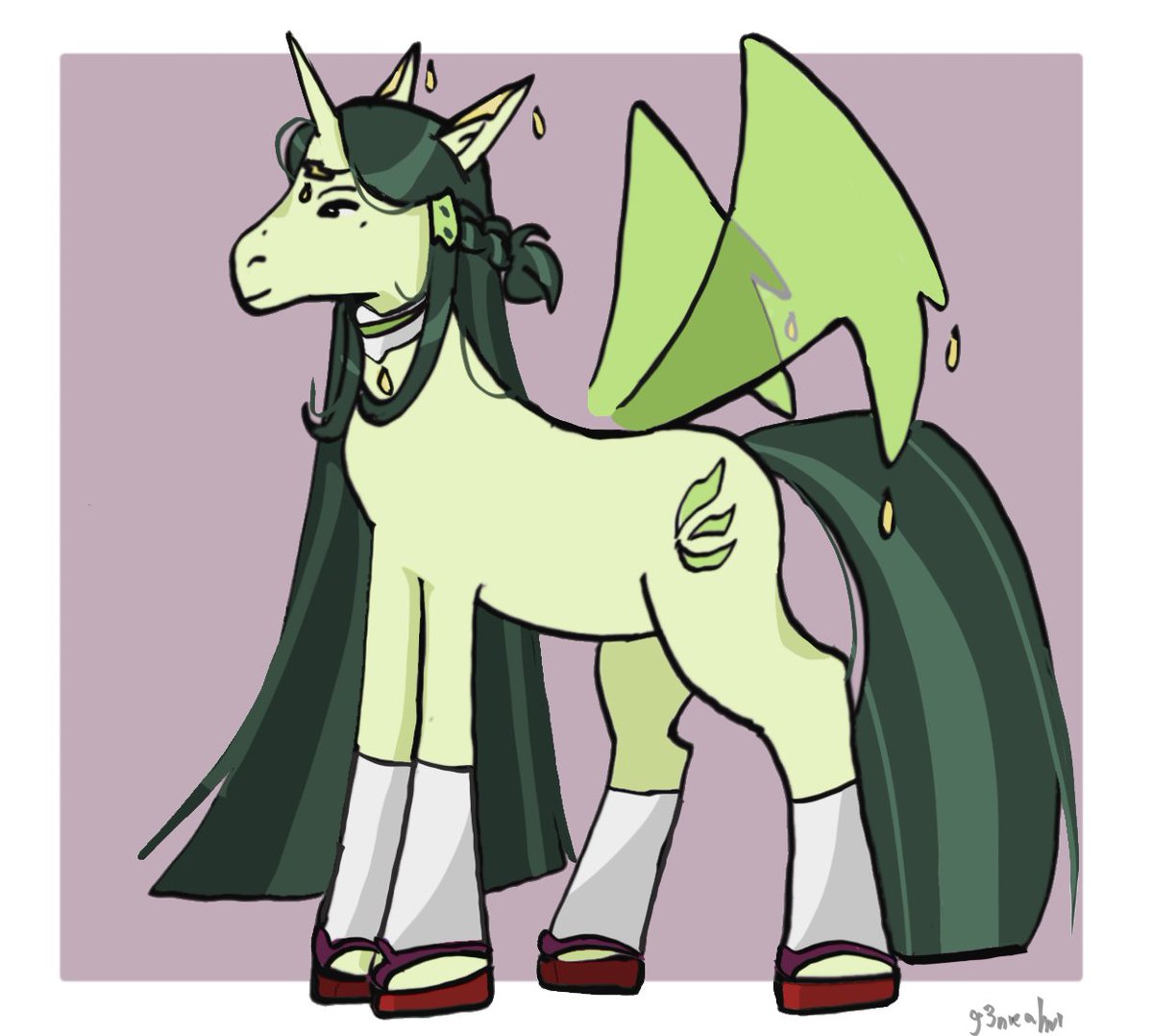 g3nieahri's tweet photo. pony sakuya (first pony ever kinda nervous) https://t.co/ahvOrbIQNC