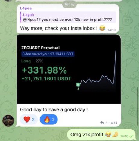 backsuops's tweet photo. Wow what a day! We went long on ZEC at 8am this morning and one member made $21,700 from one trade with us.

I also did 300%. Receipts below.

More info 👉 https://t.co/DpyvkwrkZ4 https://t.co/ET26qkoUE1