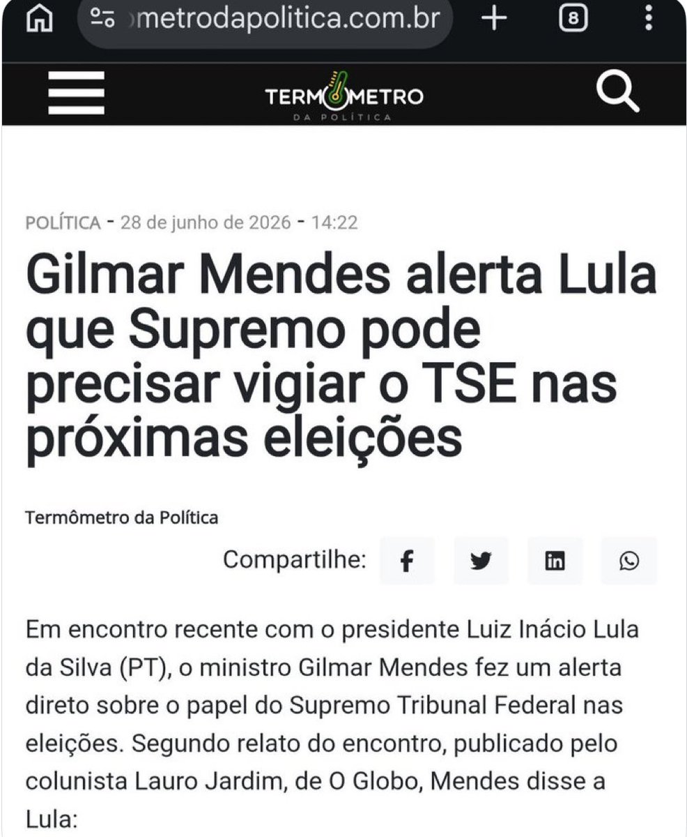 mitags's tweet photo. Ué…
Não foi Mendonça o acusado de agir com viés político partidário? https://t.co/nXNsEsgWv3