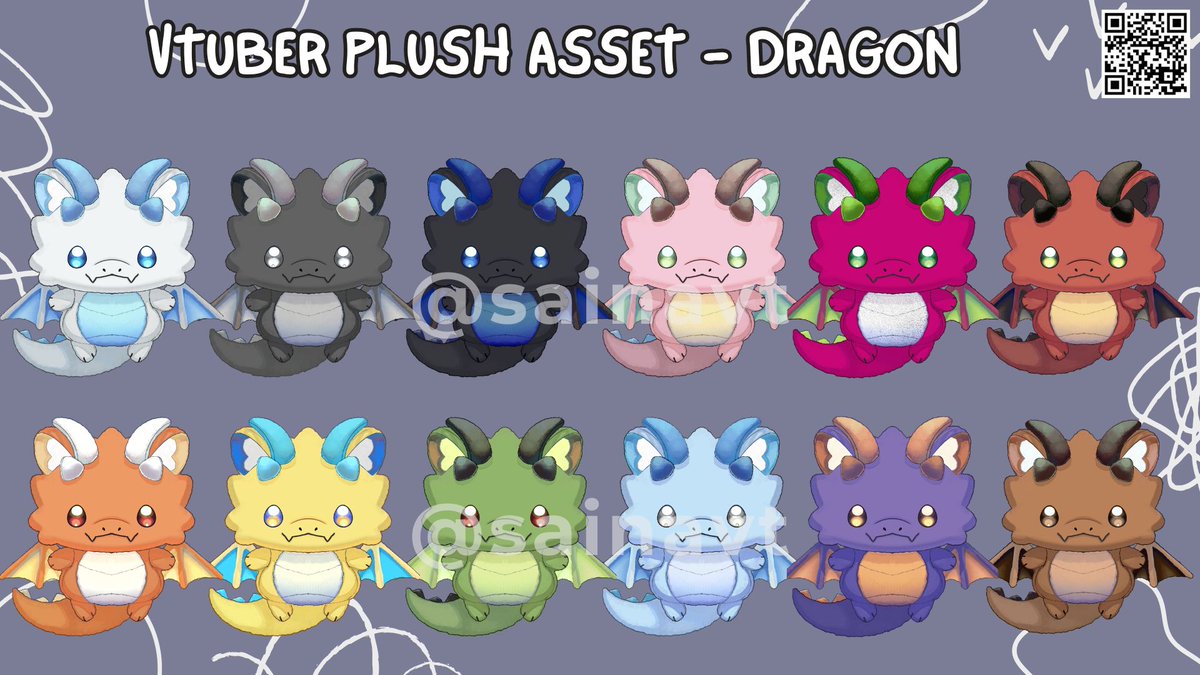 SainaVt's tweet photo. Vtuber Plush Asset- Dragon
🐉FREE ONLY FOR 24  HOURS upon this post on VGEN/KOFI!     

Links for download are in the thread below!   Credits, RTs, donations appreciated! https://t.co/r5djQu8J7t