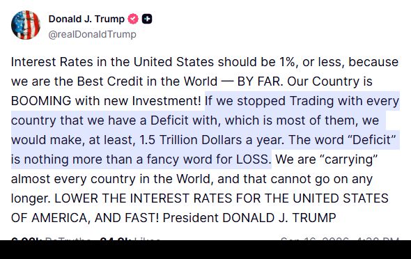 JustinWolfers's tweet photo. I fear that people might be getting sick of hearing my views on the world.

So this time, an open thread for econ faculty to grade this submission on the meaning of a trade deficit. https://t.co/aHloXzH9Si