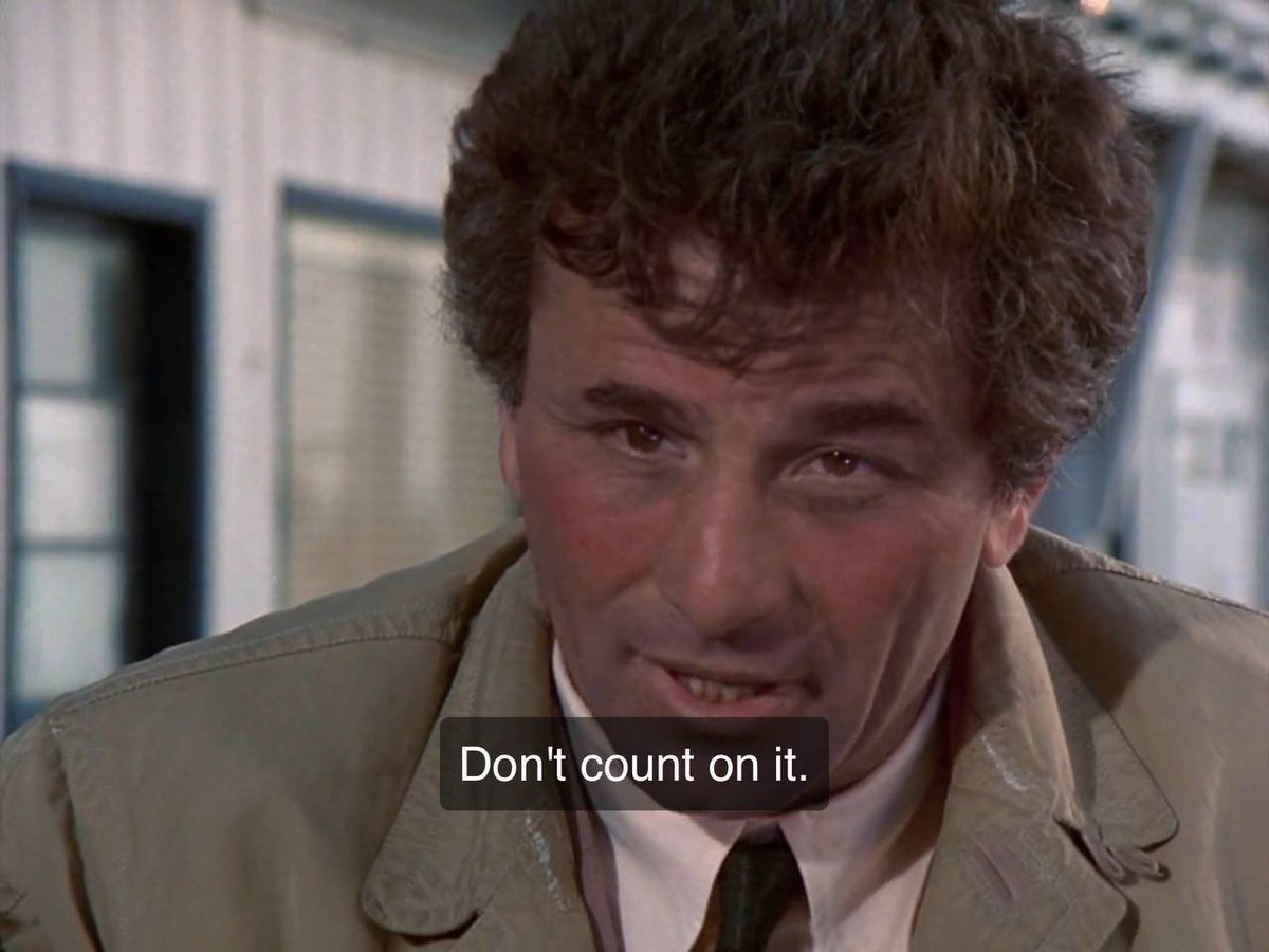 zaaaarbi's tweet photo. Another one of my favourite moments. Man, I just love when Columbo drops the nice guy persona for a fraction of a second every now and again. https://t.co/7FbajPIjEU