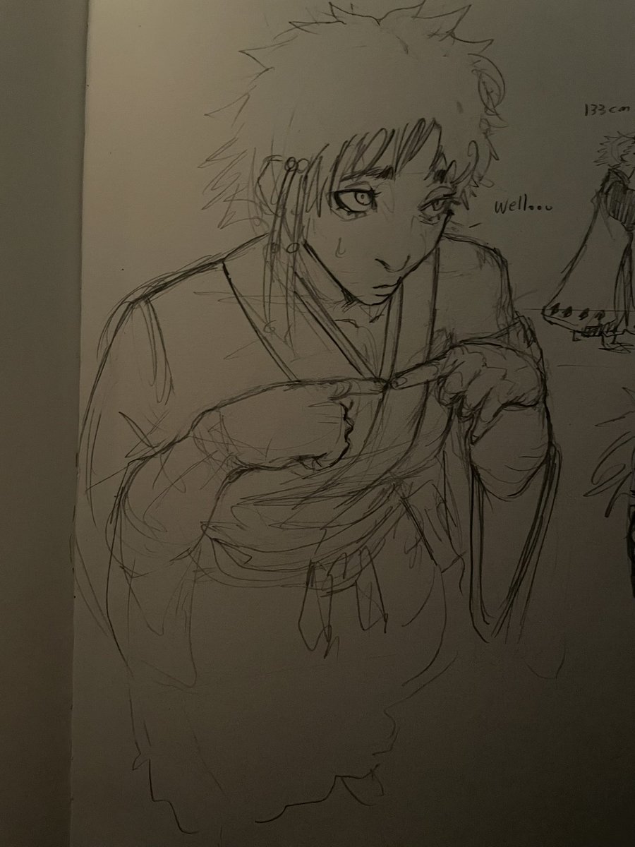 T0RR1ISHERE's tweet photo. Isane sketches https://t.co/6f9x3eGixc