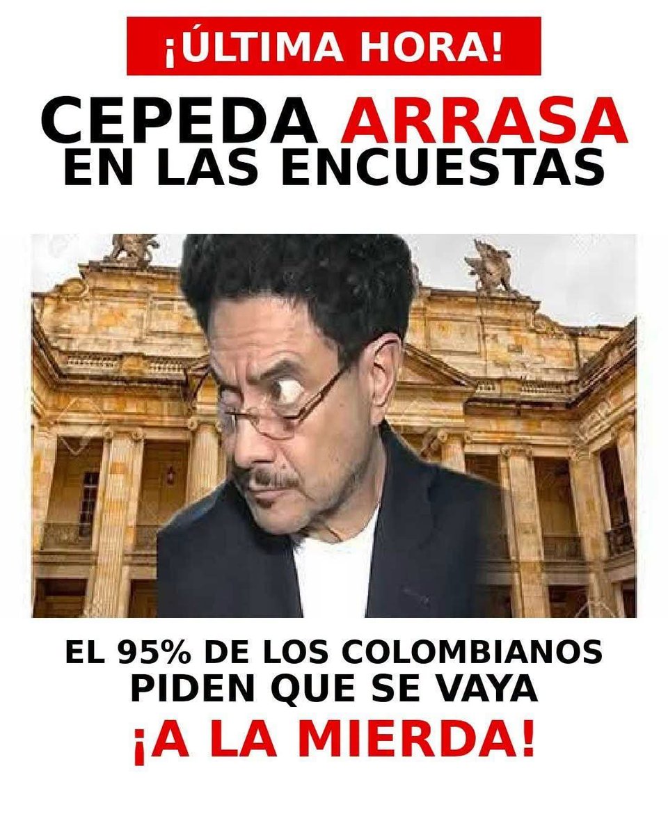 lupamic71's tweet photo. Fuera Cepeda!! https://t.co/p1HTWwFZyk