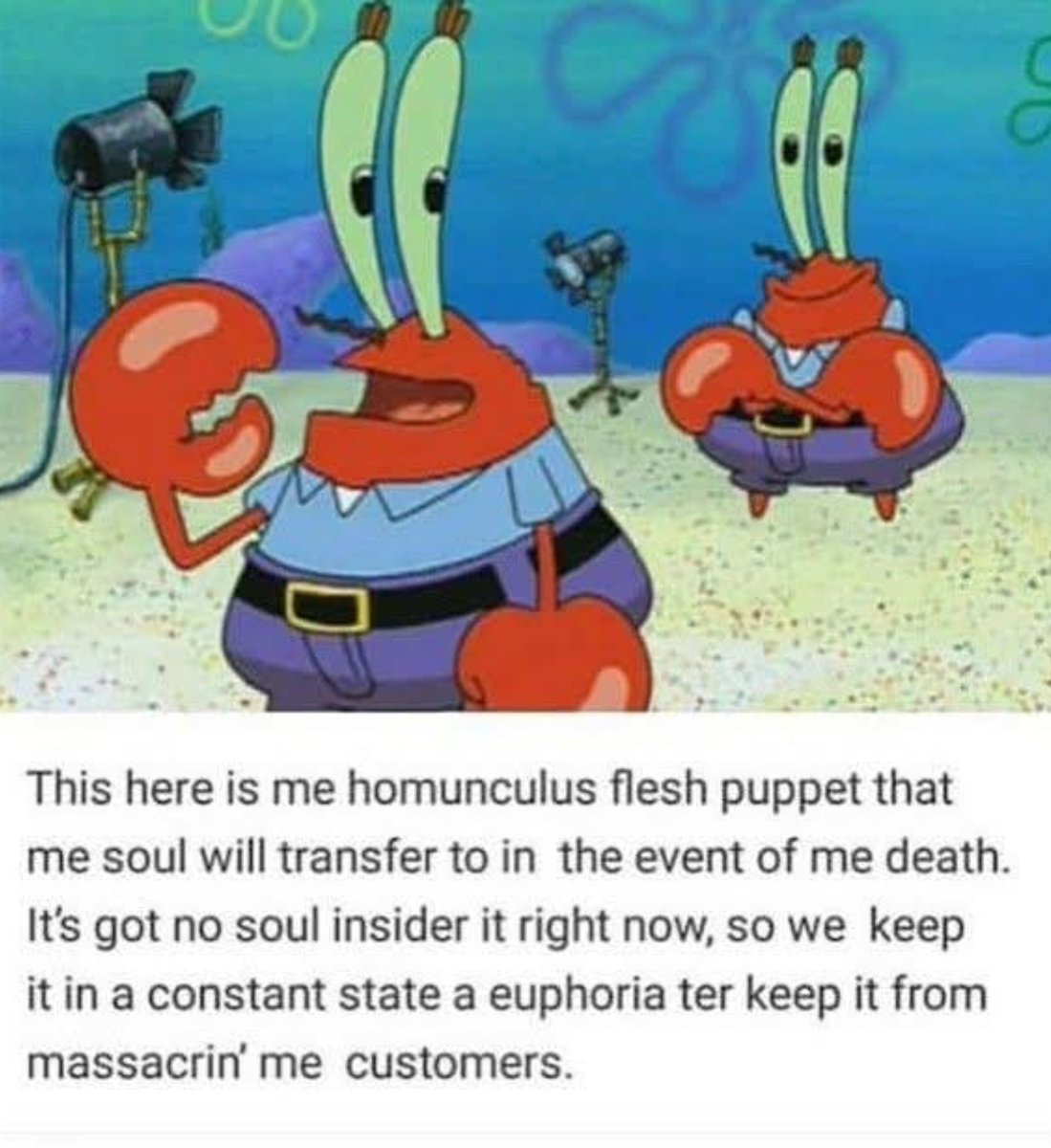 MinisterKrabs2's tweet photo. I don't think I said this https://t.co/E69bndmvUp