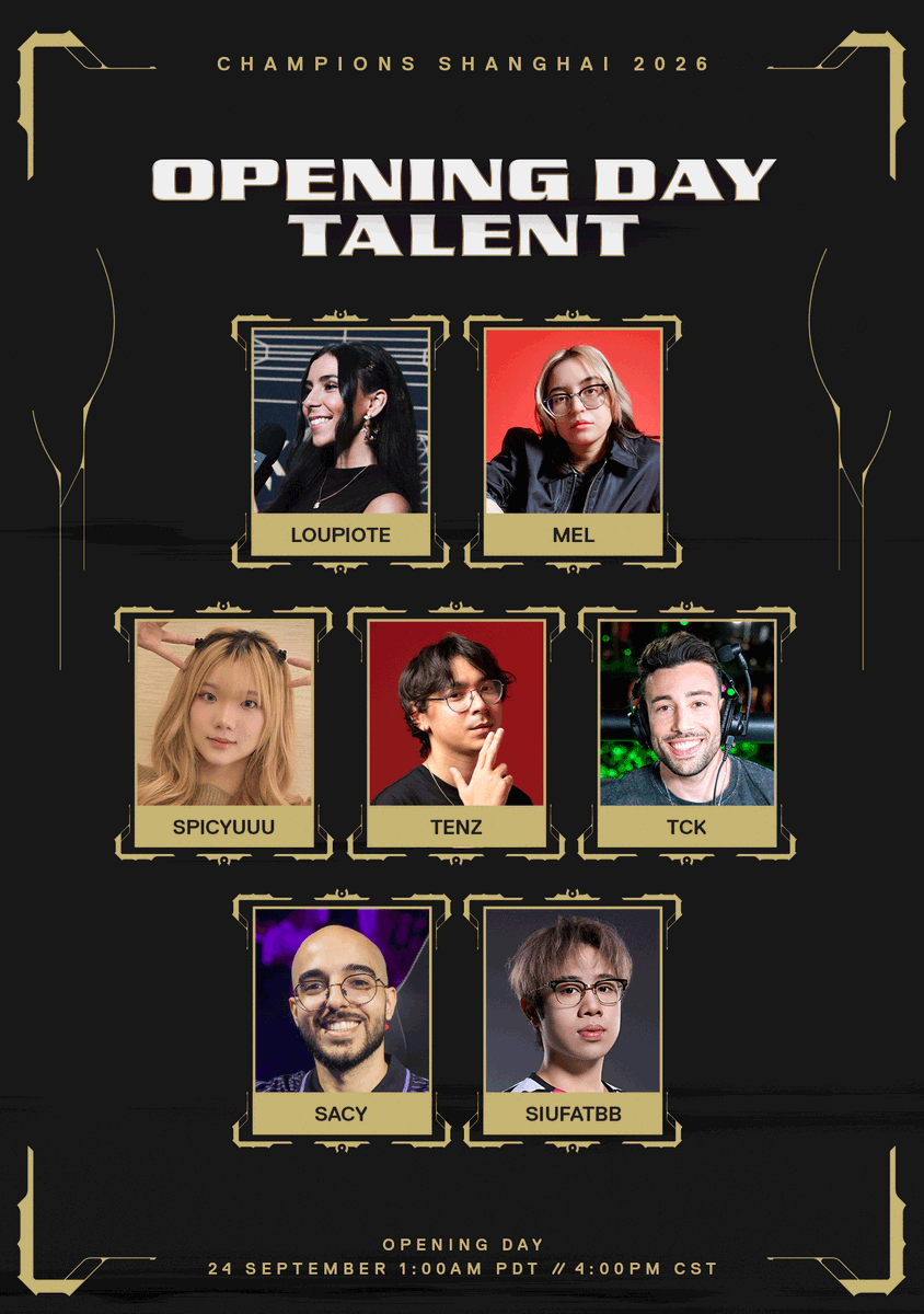 VALORANT's tweet photo. Opening day of #VALORANTChampions is STACKED, and the action doesn’t stop at the matches. 

Check out the activations taking over Shanghai. https://t.co/Odq94yVXXB