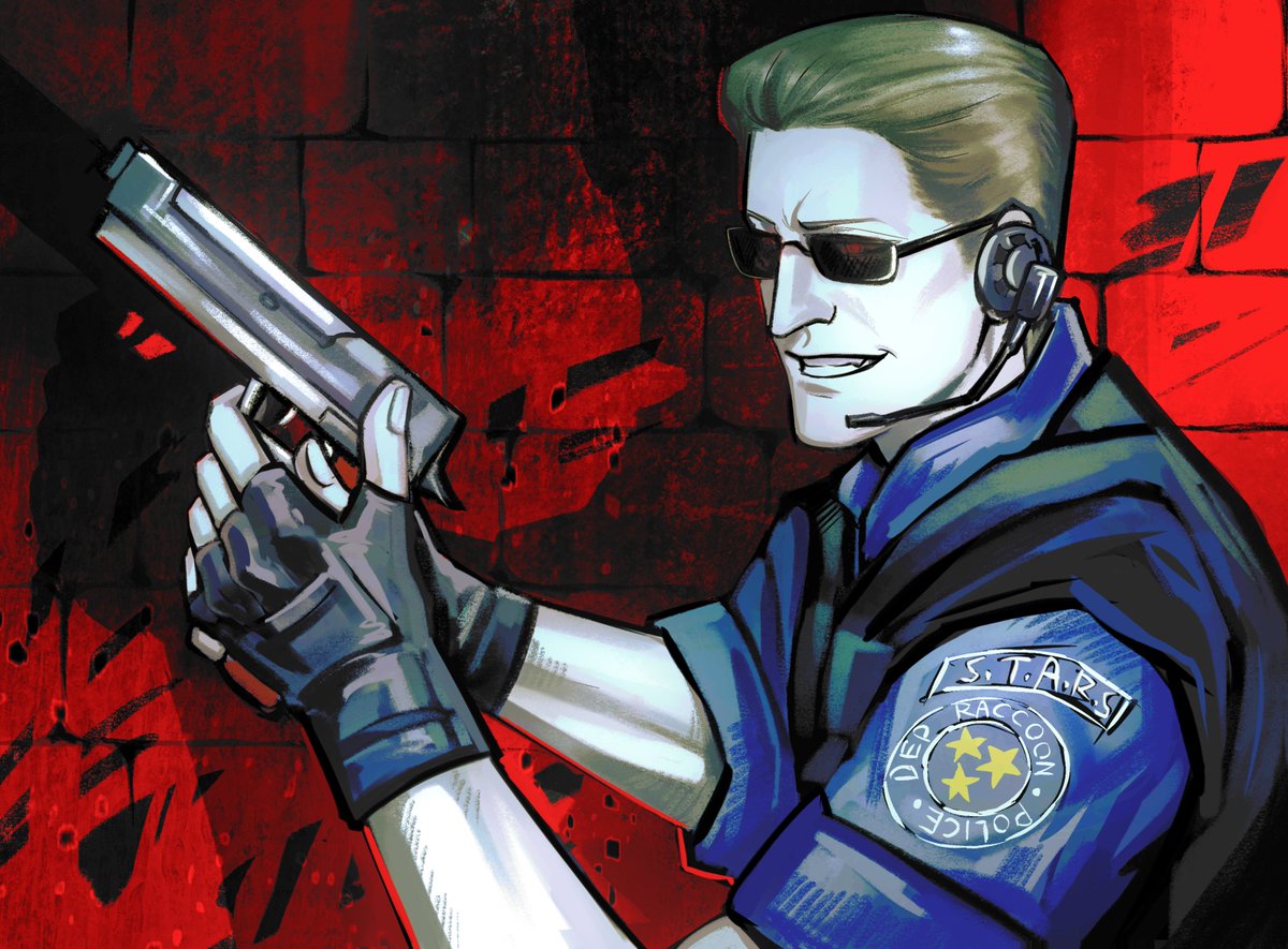 Rayosechi's tweet photo. Evening sketch 
#ResidentEvilㅤ #albertwesker https://t.co/S3HPUaCIml