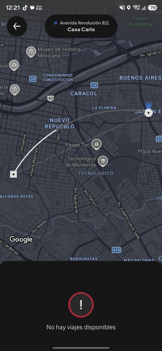 Lonely_Purple's tweet photo. @Uber_Support helgagpataki0325@gmail.com
Andrea Guerrero
I am unable to request any Uber services ONLY from or to my house. I can Uber to other places but If I want to request an Uber to my house I get the following error message. It also happens when I want to request an Uber from my house https://t.co/cSFbZi54dE