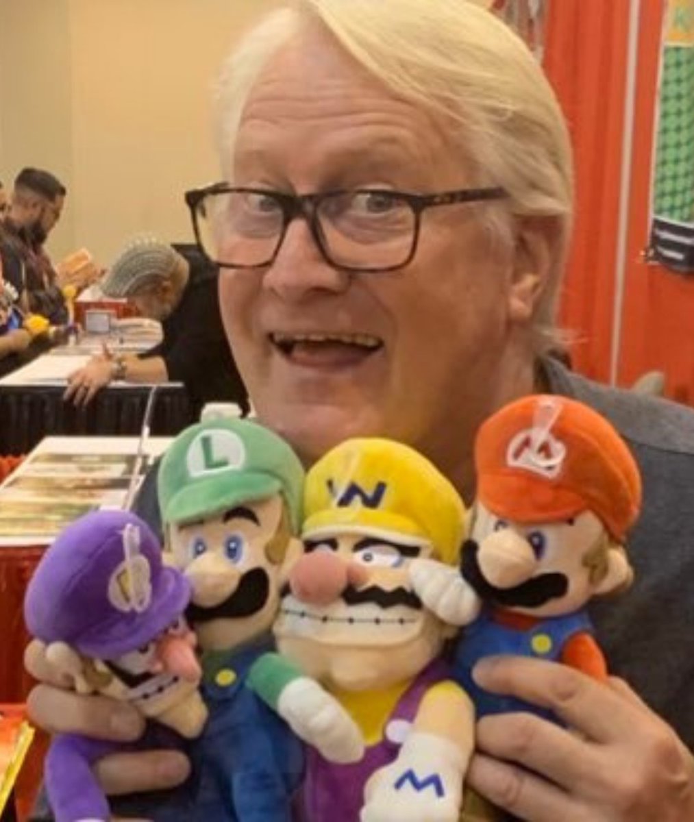 TheCartoonBase's tweet photo. Happy 71st birthday to the legendary Charles Martinet.

He was the voice of Mario in the Mario franchise for over 30 years until 2023 and also voiced Luigi, Wario, Waluigi before retiring to become an official Mario brand ambassador at Nintendo. https://t.co/jRtaaS3P8W