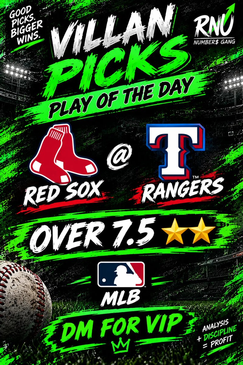 rnunumbersgang's tweet photo. Villan Picks
9/16/26
.
.
.
.
.
#Baseball #MLB #BaseballLife #BaseballSeason #BaseballPlayer #BaseballGame #BaseballTraining #BaseballLove #BaseballFans #BaseballIsLife #YouthBaseball #TravelBall #BaseballMom #BaseballDad #HomeRun #Pitcher #Catcher #Infield https://t.co/1G3MT9i0gl