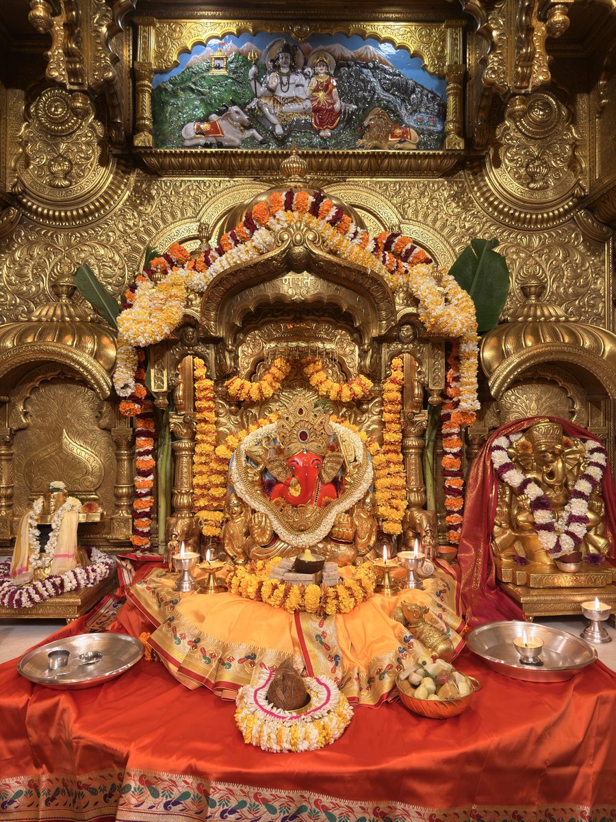 SVTMumbai's tweet photo. 🙏गणपती  बाप्पा मोरया 🌺मंगलमूर्ती मोरया 🙏१७/०९/२०२६
🙏Ganapati Bappa Moraya 🌺 Mangalmurti Moraya  🙏 17/09/2026 https://t.co/as1dXeDc9n