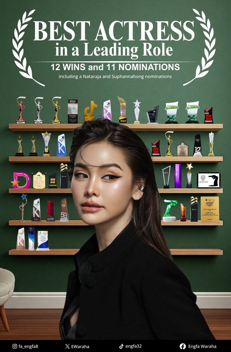 comet_wanderer's tweet photo. Total of 40 solo awards — 🏆

Every time she goes on stage to receive an award, she always thanks her fans and the seniors who supported her. ❤️

#OnlyLoveForEngfa https://t.co/fNwGNoJ4Mz