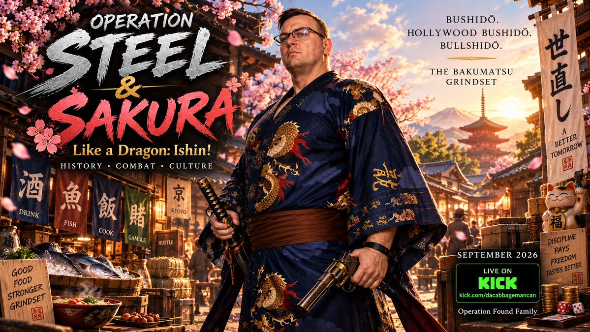 DaCabbageManCan's tweet photo. 🔴🔴 LIVE — Like a Dragon: Ishin! 🌸⚔️

Chapter 7 starts tonight, we’re at the final Arena knockout stage, and Battle Dungeons need attention.

You pick: Arena, Dungeons, or Story first?

https://t.co/vRMWhP2Xa6

#LikeADragon #LikeADragonIshin #Ishin #RGGStudio #Shinsengumi #Bakumatsu #KickStreaming #OperationSteelAndSakura