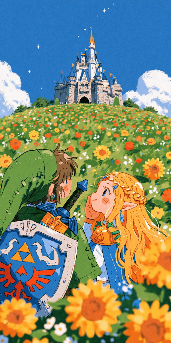 Classisco123's tweet photo. Link and Princess Zelda https://t.co/n6NLfIBFr0