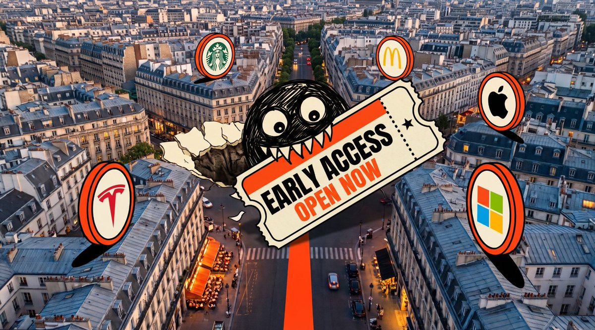 ChompRWA's tweet photo. Early access is open.

The first ones in get to meet the monster before the rest of the city does. Google or X, ten seconds.

Walk it, grow it, get in early.

https://t.co/cO6BY8kXS1 https://t.co/bQvUBdufqE
