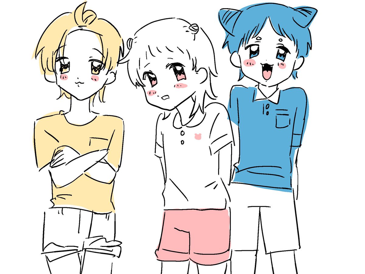 yudara128's tweet photo. ちょっと絵を描いてないのでちょっと前に描いたちい擬を載せる https://t.co/M188cSHqjY