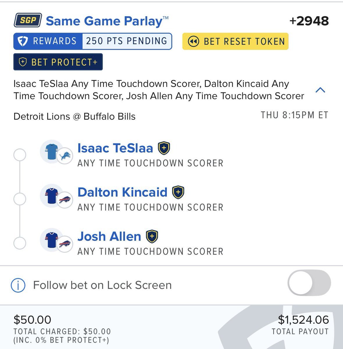 Vmoney_0's tweet photo. 🏈 YOUR 3 TOUCHDOWN SCORERS ARE LOCKED IN 👀🔥
LET’S SEE THESE THREE FIND THE END ZONE 😈💰
@Playbook
#NFL #NFLBetting #TouchdownProps https://t.co/4oBi9MCC3H
