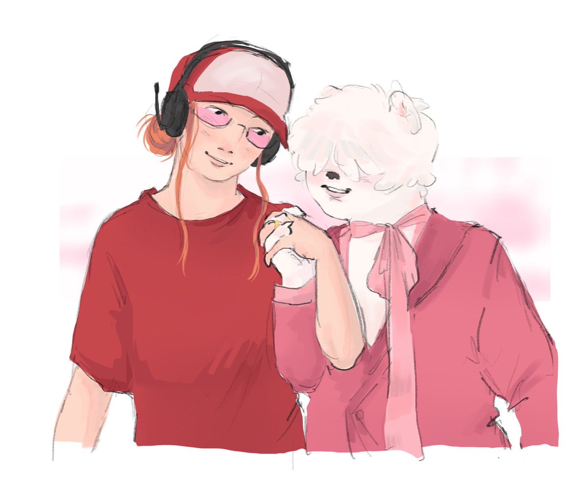 eliflakes1001's tweet photo. Day 2: outfit swap🍅🌷
#qsmp #tomatosauceweek https://t.co/pLpcd1IJ2M