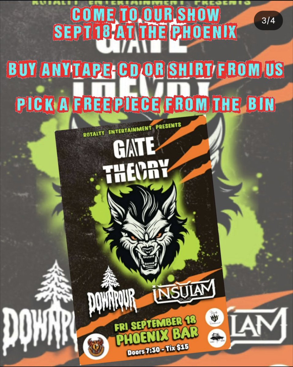 gate_theory's tweet photo. Come to next show, get debut EP hand-pressed 💪 ahead of Official Drop💽🤘
https://t.co/eFIpVOHrYX

#limitededition #earlybird #newalbum #altmusic #gatetheory https://t.co/68ulIwvwuC
