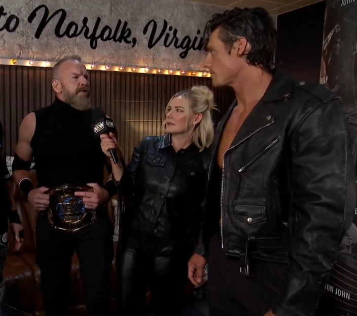 WrestlingCovers's tweet photo. 20 years ago, Christian Cage teamed up with Sting for the first time.

20 years later, he teams up with his son.

#AEWDynamite https://t.co/RhgqgXDbTn